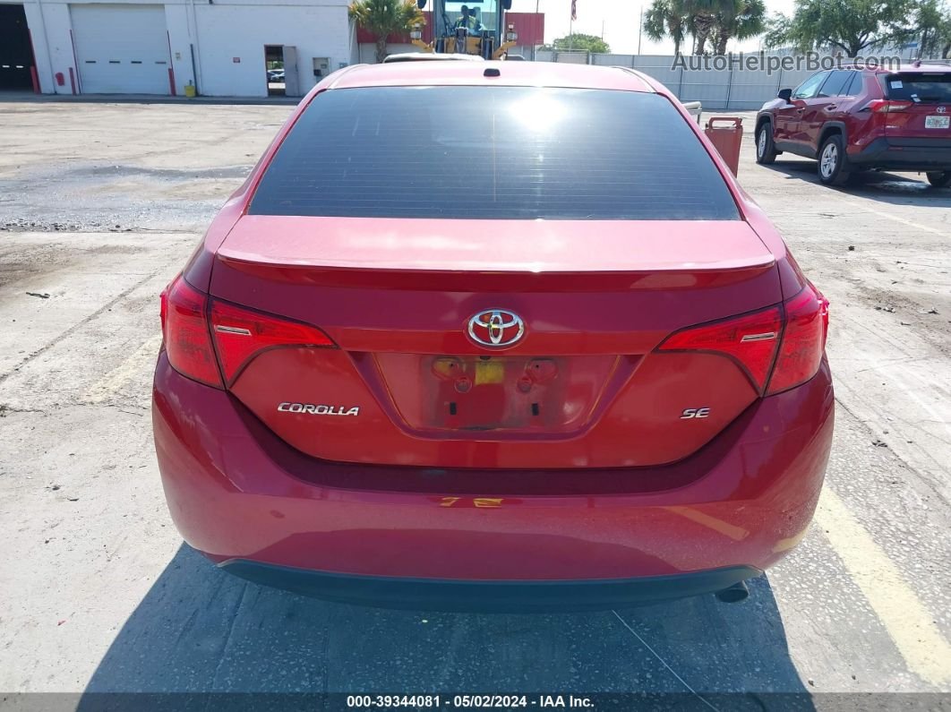 2019 Toyota Corolla Se Red vin: 5YFBURHE9KP903435