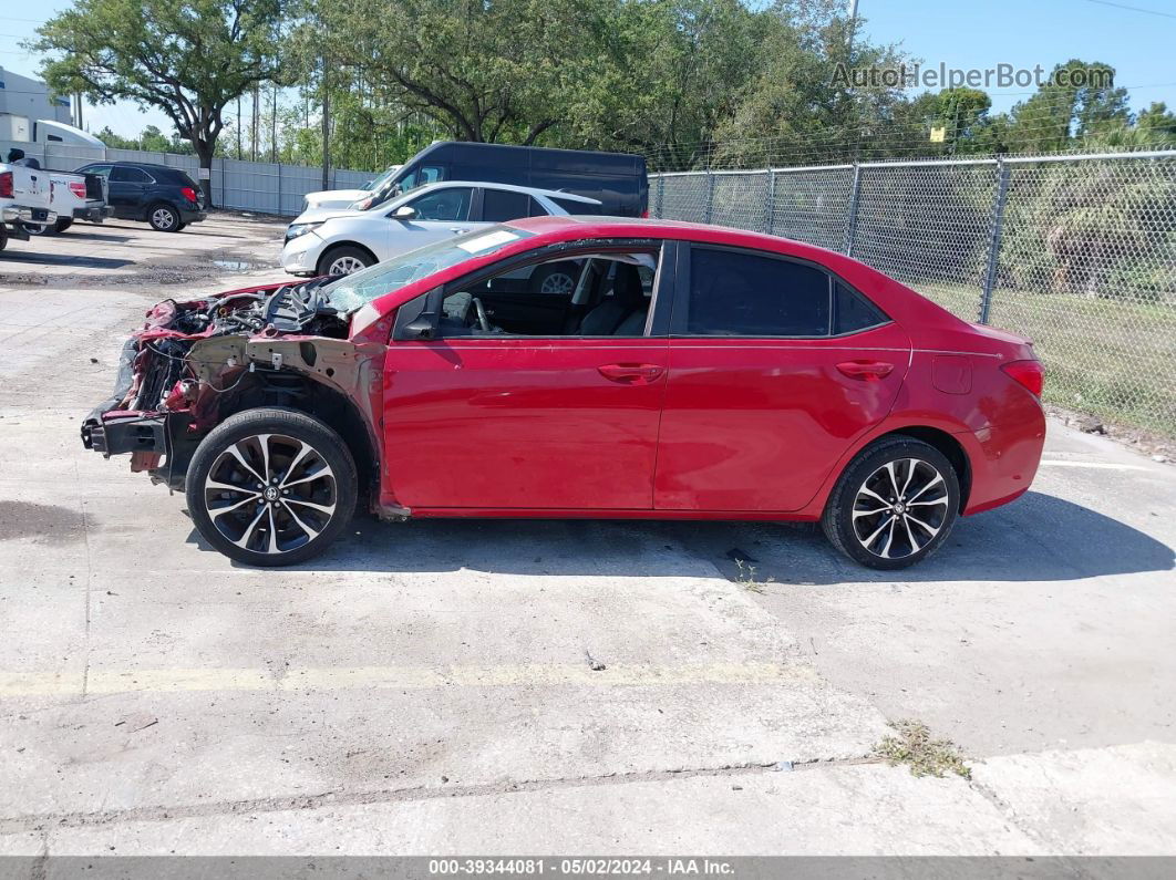 2019 Toyota Corolla Se Red vin: 5YFBURHE9KP903435