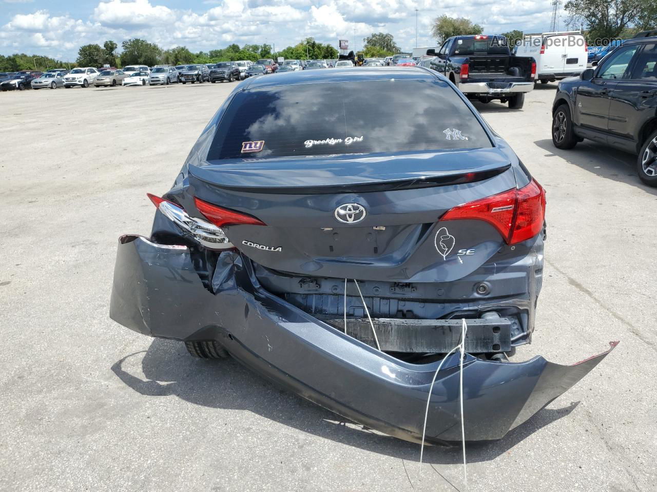 2019 Toyota Corolla L Charcoal vin: 5YFBURHE9KP932188