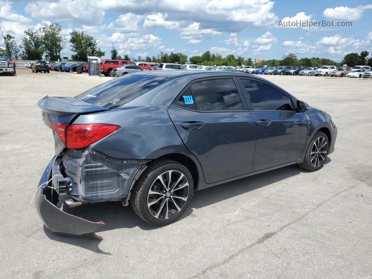 2019 Toyota Corolla L Угольный vin: 5YFBURHE9KP932188