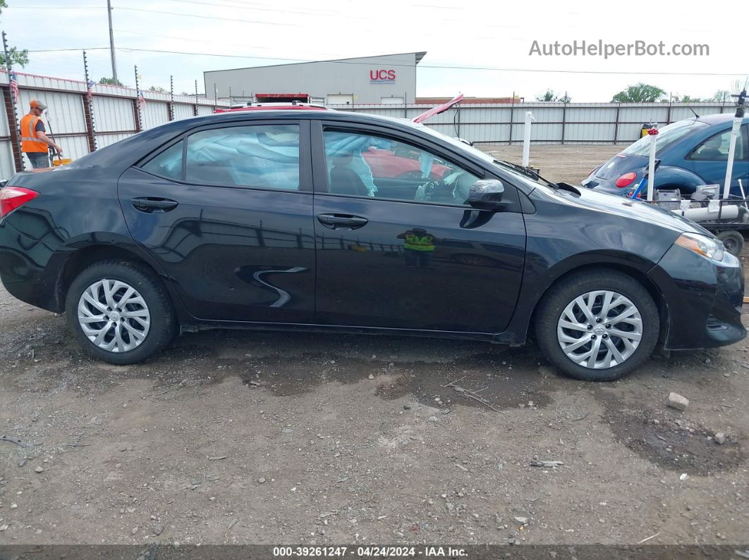 2019 Toyota Corolla Le Black vin: 5YFBURHE9KP934636