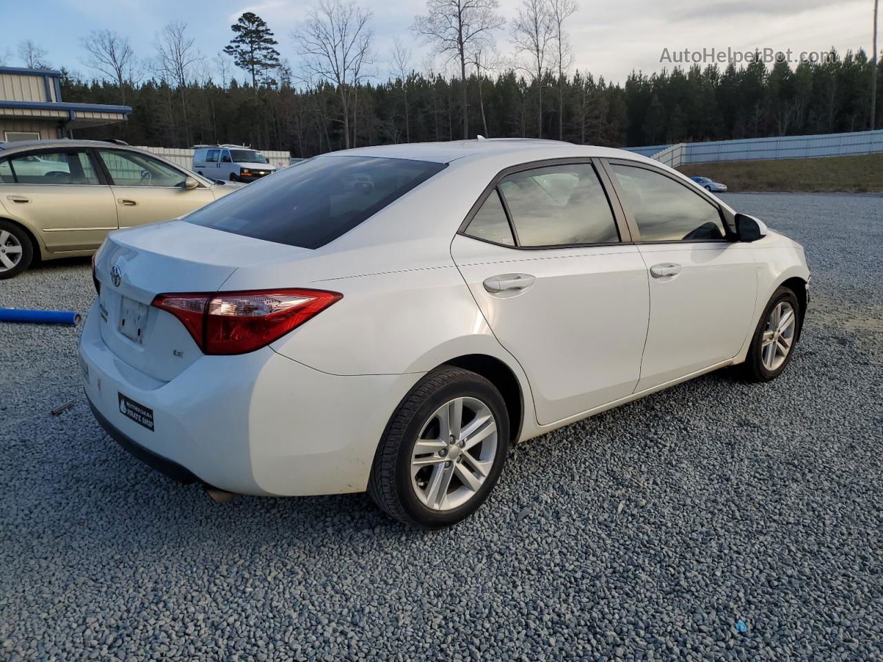 2019 Toyota Corolla L White vin: 5YFBURHE9KP939755