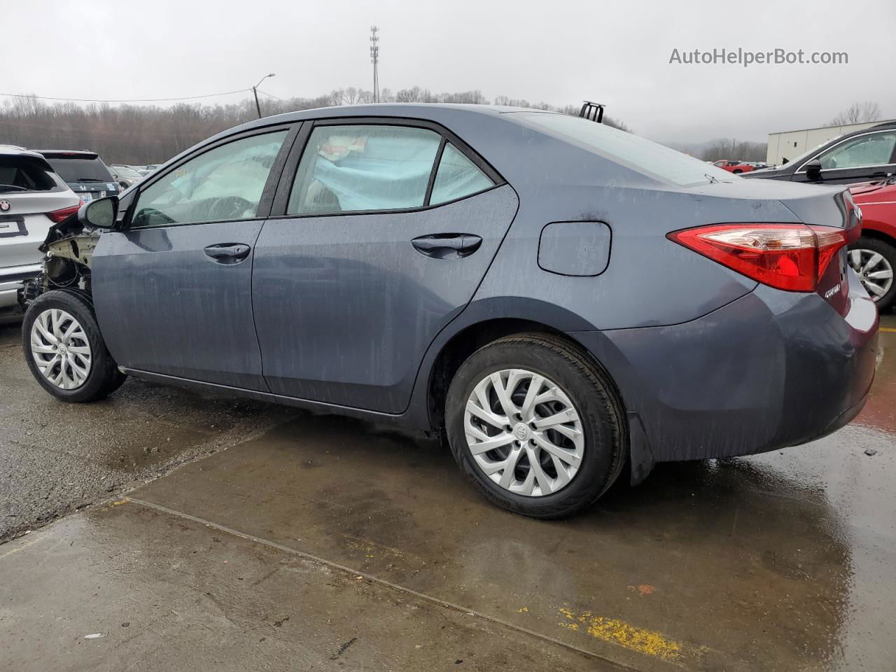 2019 Toyota Corolla L Blue vin: 5YFBURHE9KP945460