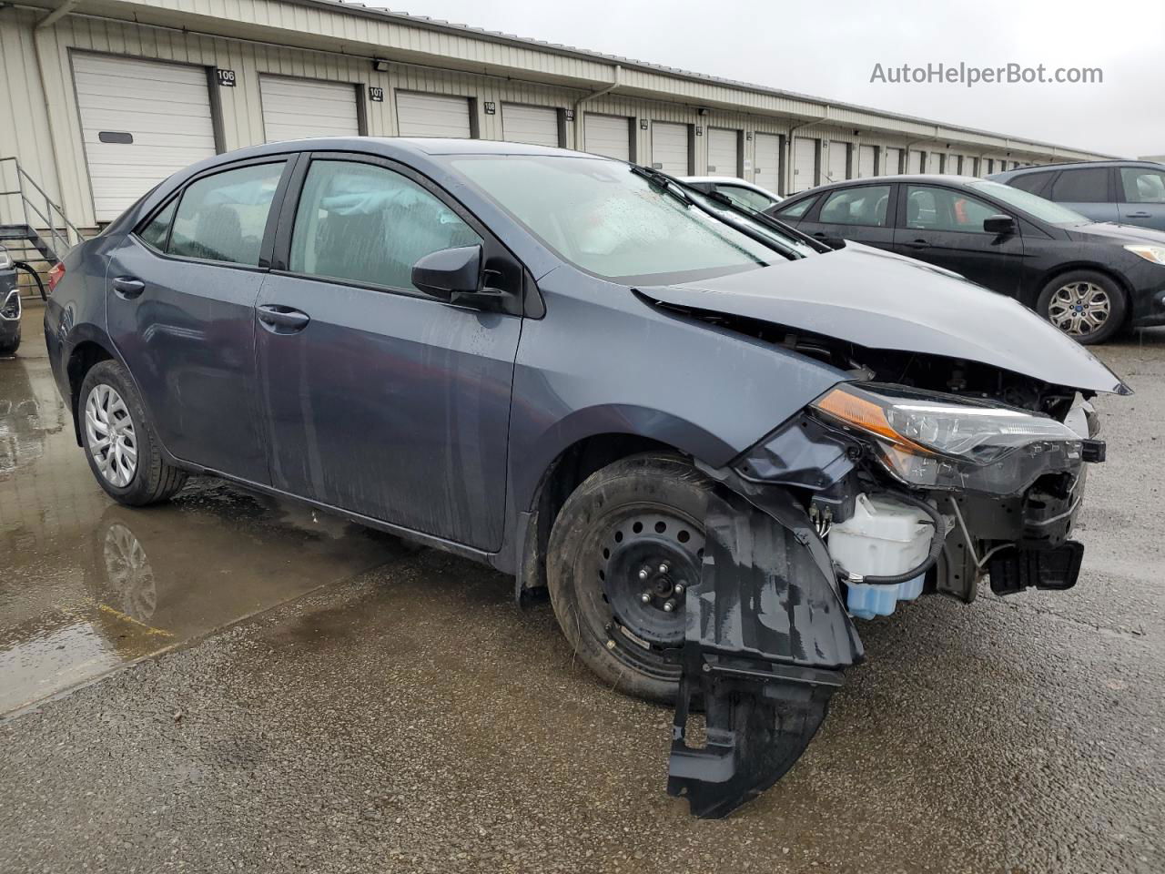 2019 Toyota Corolla L Blue vin: 5YFBURHE9KP945460