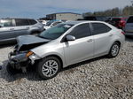 2019 Toyota Corolla L Silver vin: 5YFBURHE9KP949766