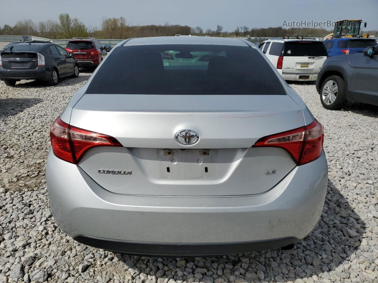 2019 Toyota Corolla L Silver vin: 5YFBURHE9KP949766