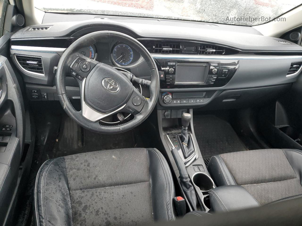 2014 Toyota Corolla L Белый vin: 5YFBURHEXEP016205