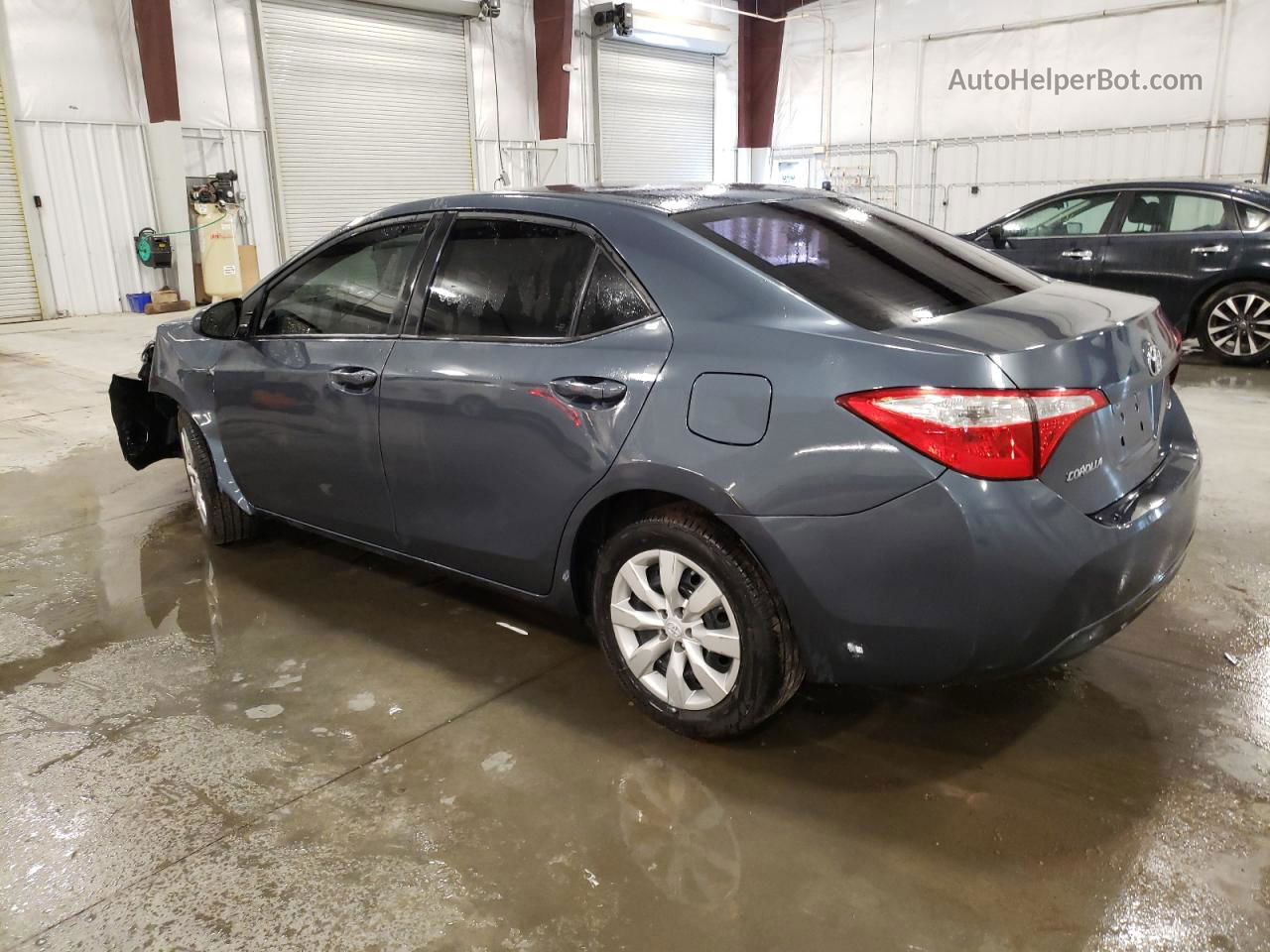 2014 Toyota Corolla L Gray vin: 5YFBURHEXEP094404