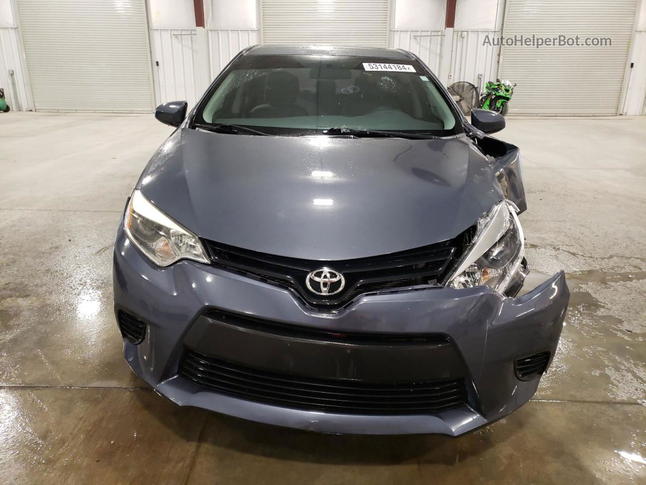 2014 Toyota Corolla L Gray vin: 5YFBURHEXEP094404