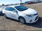 2014 Toyota Corolla L White vin: 5YFBURHEXEP098582