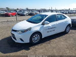 2014 Toyota Corolla L White vin: 5YFBURHEXEP098582