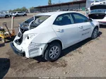 2014 Toyota Corolla L White vin: 5YFBURHEXEP098582