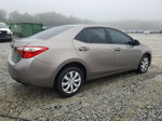 2014 Toyota Corolla L Tan vin: 5YFBURHEXEP114909