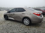 2014 Toyota Corolla L Tan vin: 5YFBURHEXEP114909