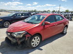 2014 Toyota Corolla L Red vin: 5YFBURHEXEP116143