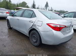 2014 Toyota Corolla L Серебряный vin: 5YFBURHEXEP127045