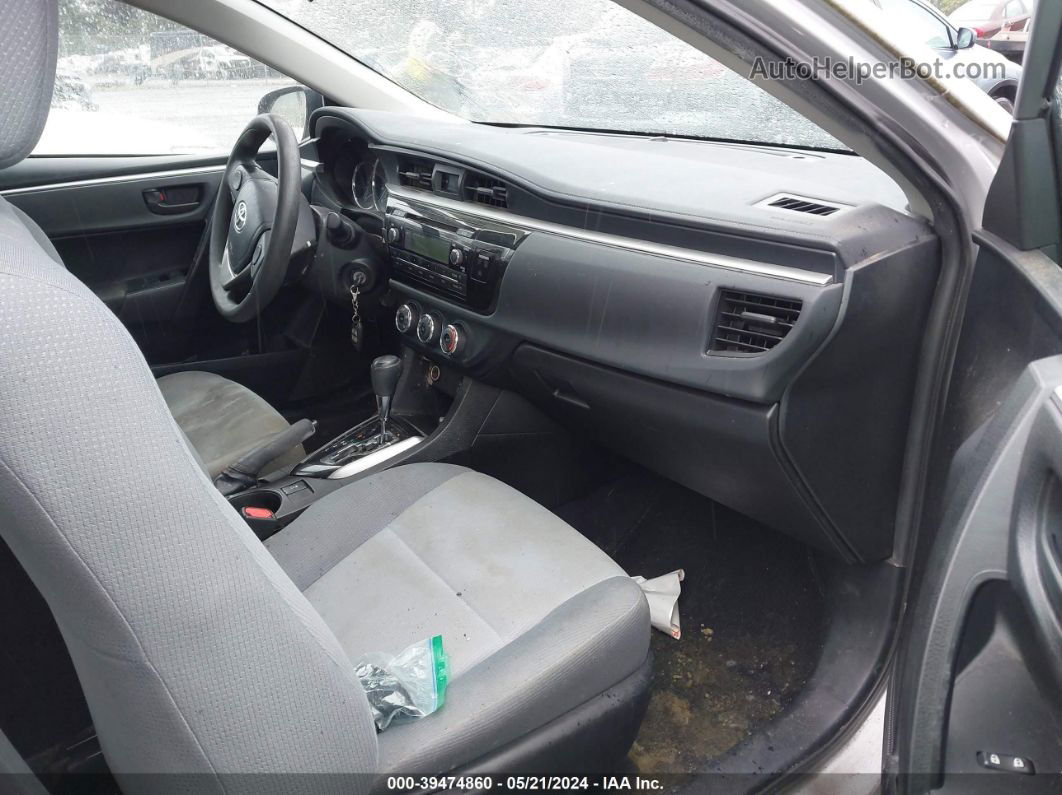 2014 Toyota Corolla L Серебряный vin: 5YFBURHEXEP127045