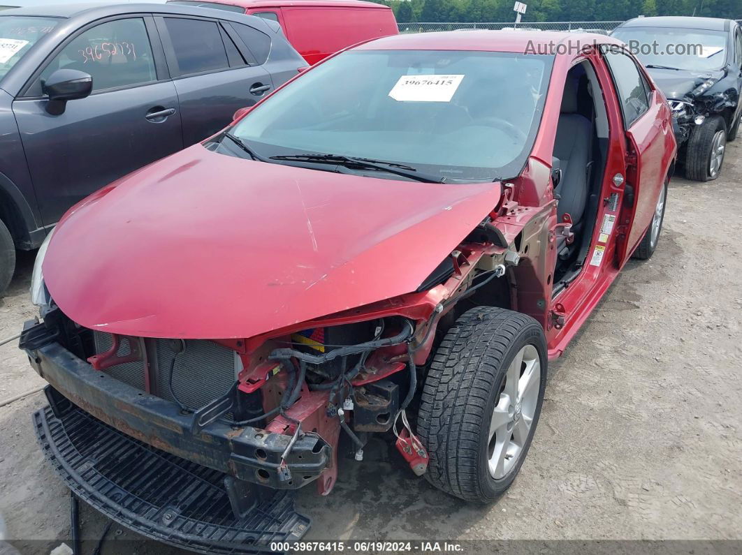 2014 Toyota Corolla Le Red vin: 5YFBURHEXEP138045