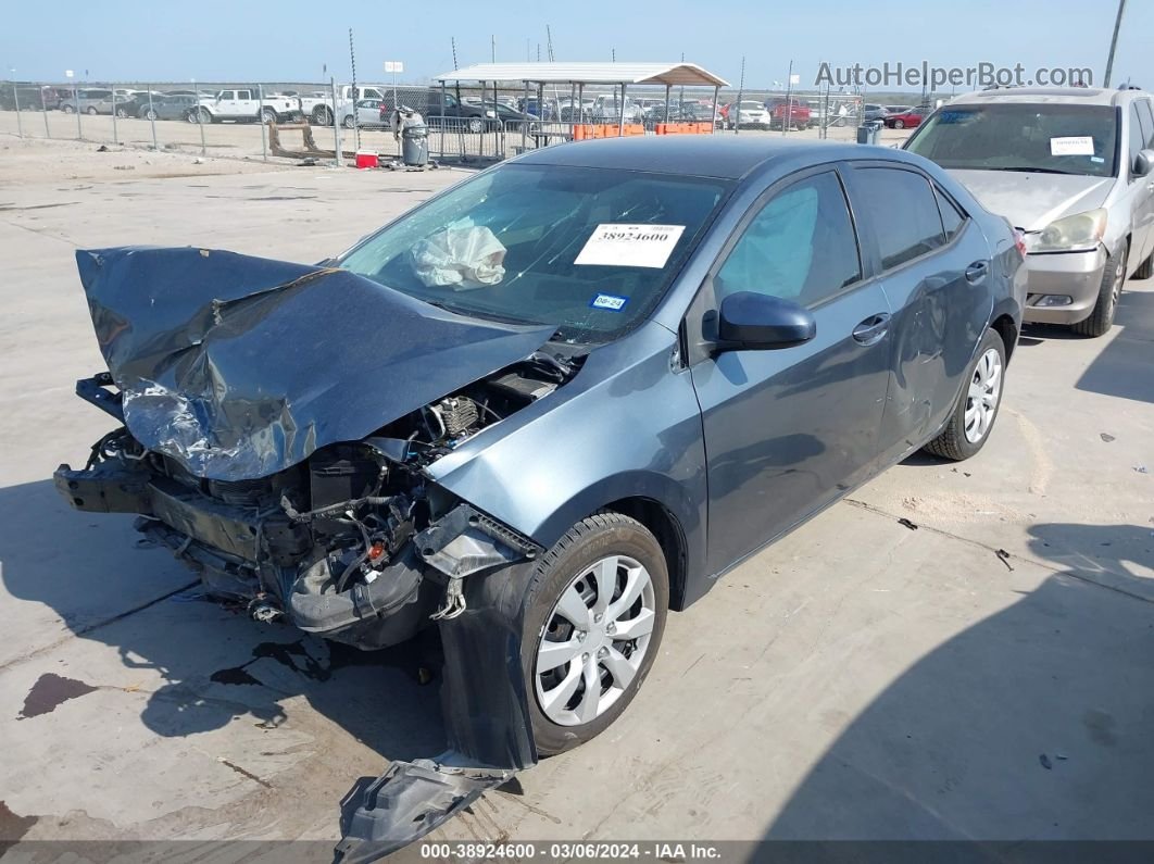 2014 Toyota Corolla Le Blue vin: 5YFBURHEXEP144203