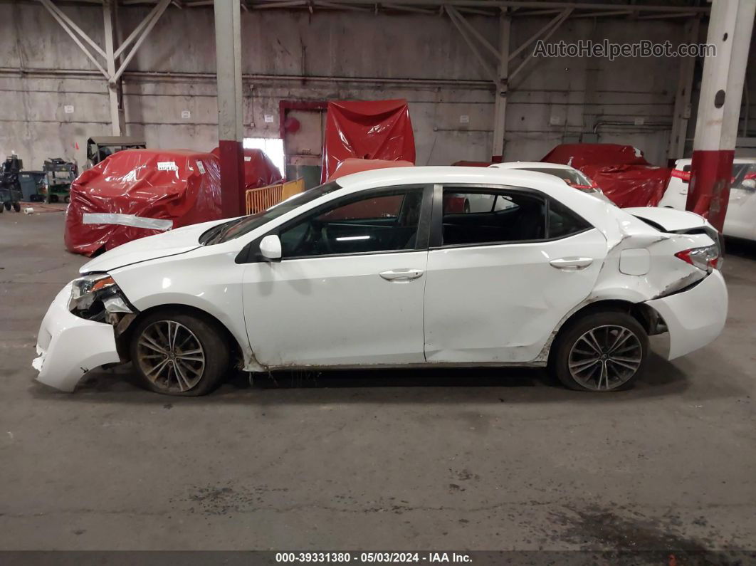 2014 Toyota Corolla L White vin: 5YFBURHEXEP155735