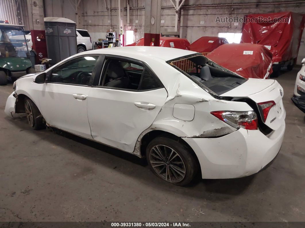 2014 Toyota Corolla L Белый vin: 5YFBURHEXEP155735