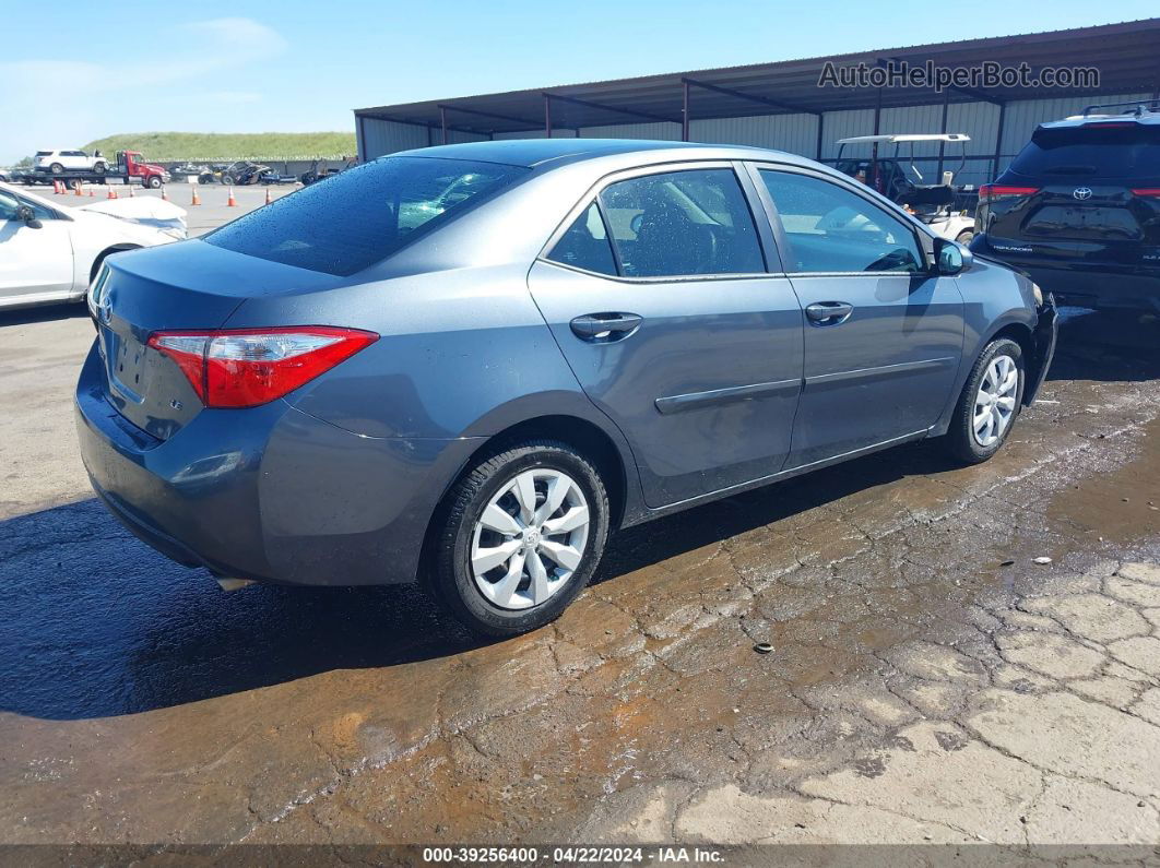 2014 Toyota Corolla Le Синий vin: 5YFBURHEXEP176763