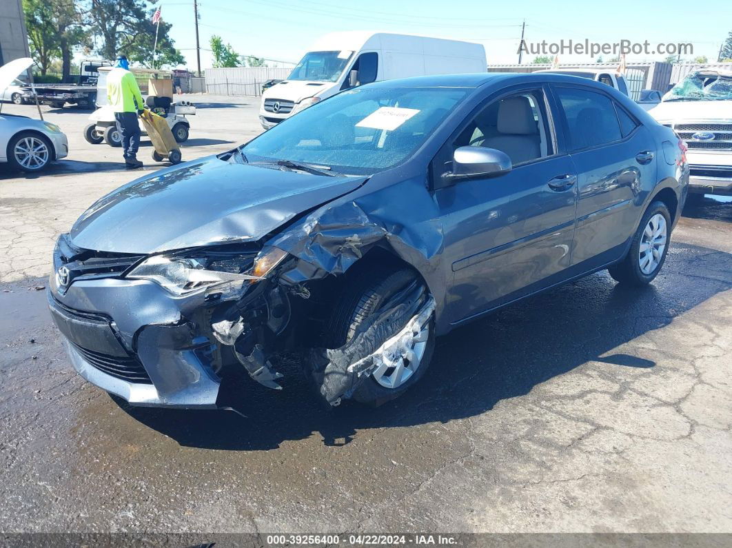 2014 Toyota Corolla Le Blue vin: 5YFBURHEXEP176763