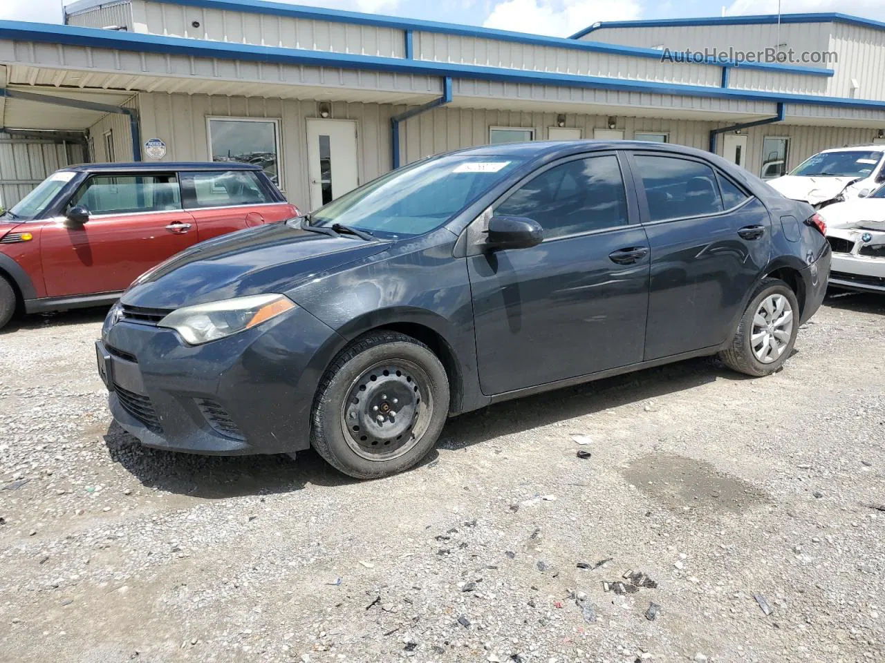 2015 Toyota Corolla L Синий vin: 5YFBURHEXFP180085