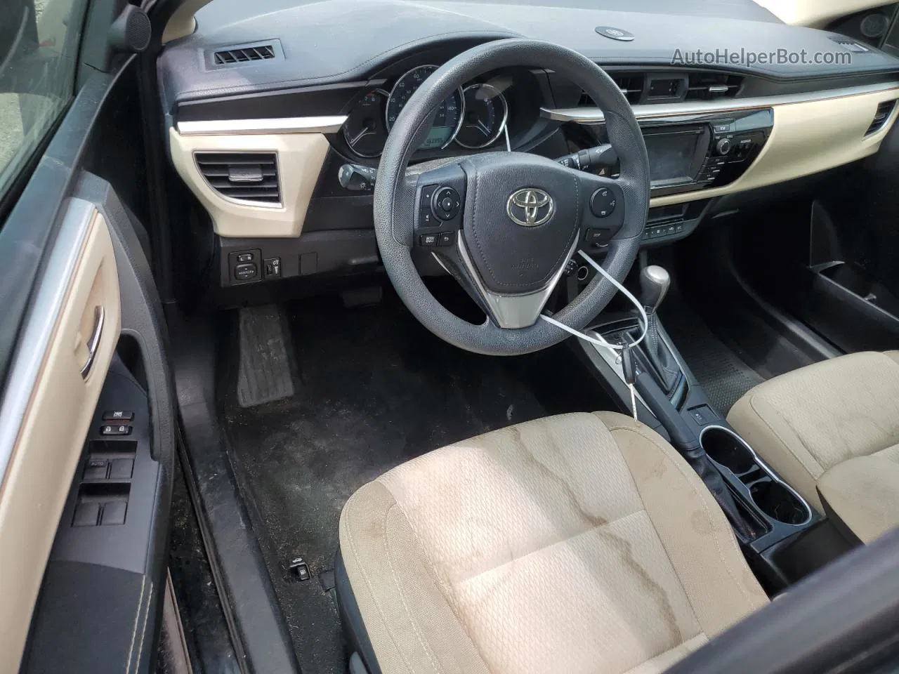 2015 Toyota Corolla L Синий vin: 5YFBURHEXFP180085