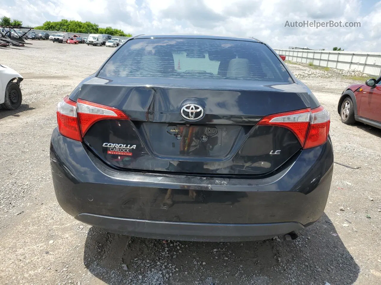 2015 Toyota Corolla L Blue vin: 5YFBURHEXFP180085