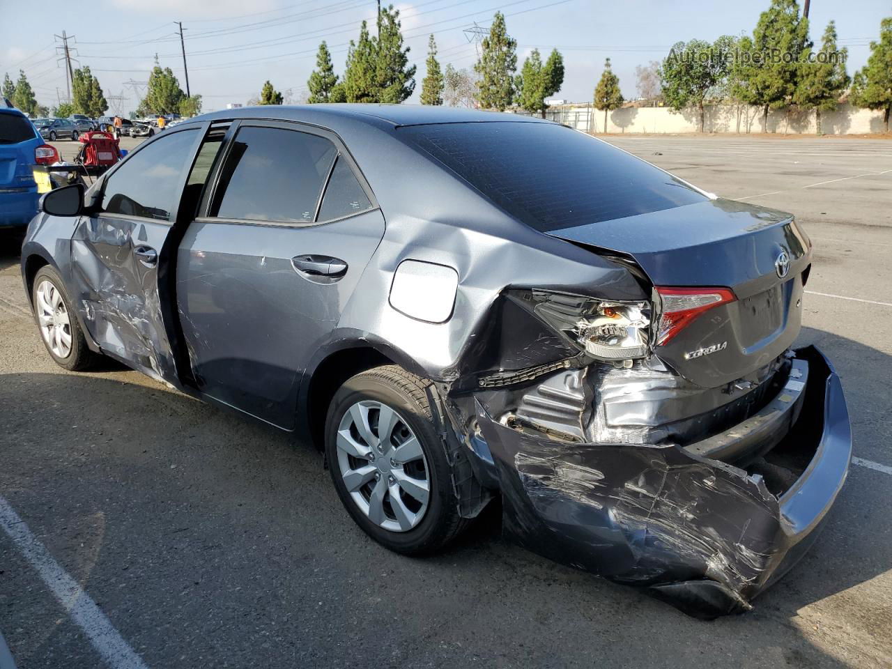 2015 Toyota Corolla L Charcoal vin: 5YFBURHEXFP194522