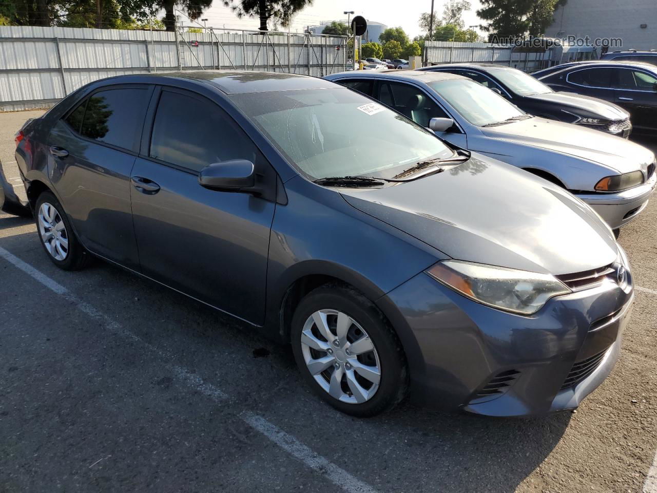 2015 Toyota Corolla L Charcoal vin: 5YFBURHEXFP194522