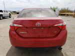 2015 Toyota Corolla L Red vin: 5YFBURHEXFP195234