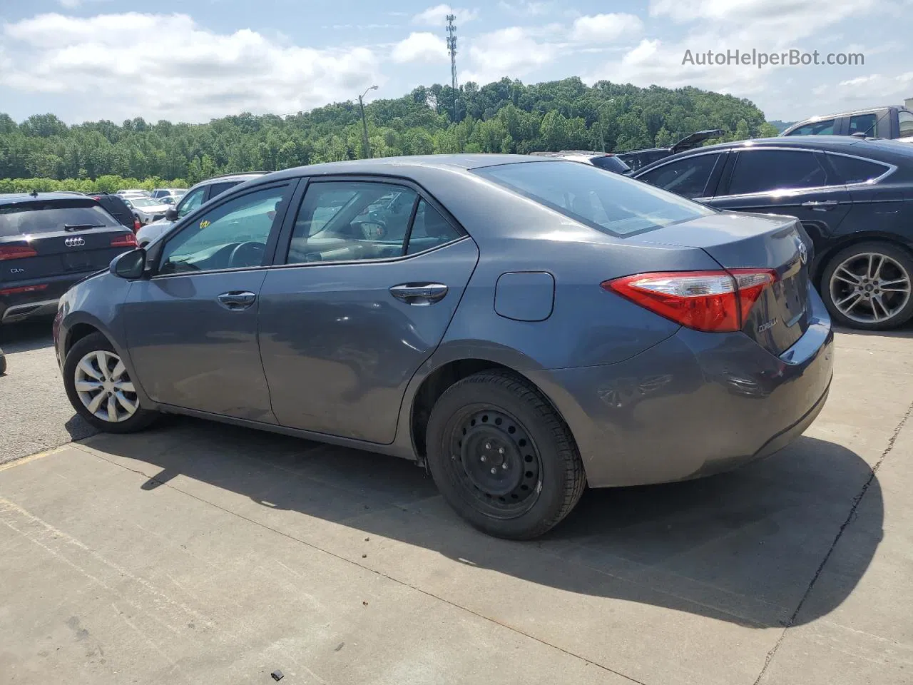 2015 Toyota Corolla L Charcoal vin: 5YFBURHEXFP210878