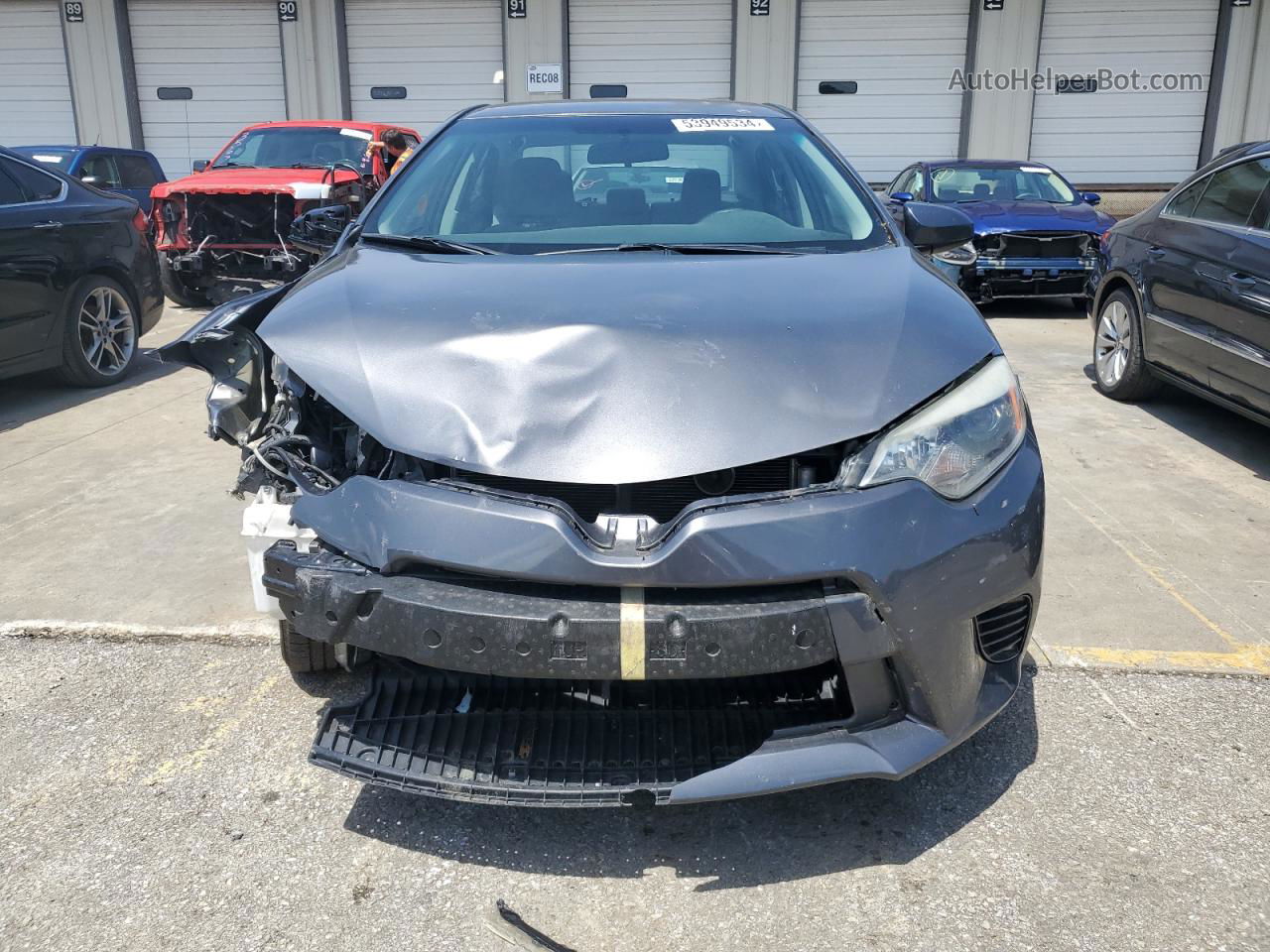 2015 Toyota Corolla L Charcoal vin: 5YFBURHEXFP210878