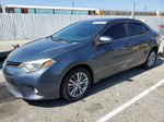 2015 Toyota Corolla L Gray vin: 5YFBURHEXFP236851