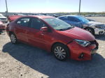 2015 Toyota Corolla L Red vin: 5YFBURHEXFP248451