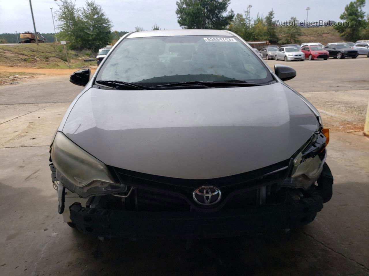 2015 Toyota Corolla L Серебряный vin: 5YFBURHEXFP263726