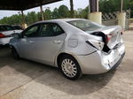 2015 Toyota Corolla L Silver vin: 5YFBURHEXFP263726