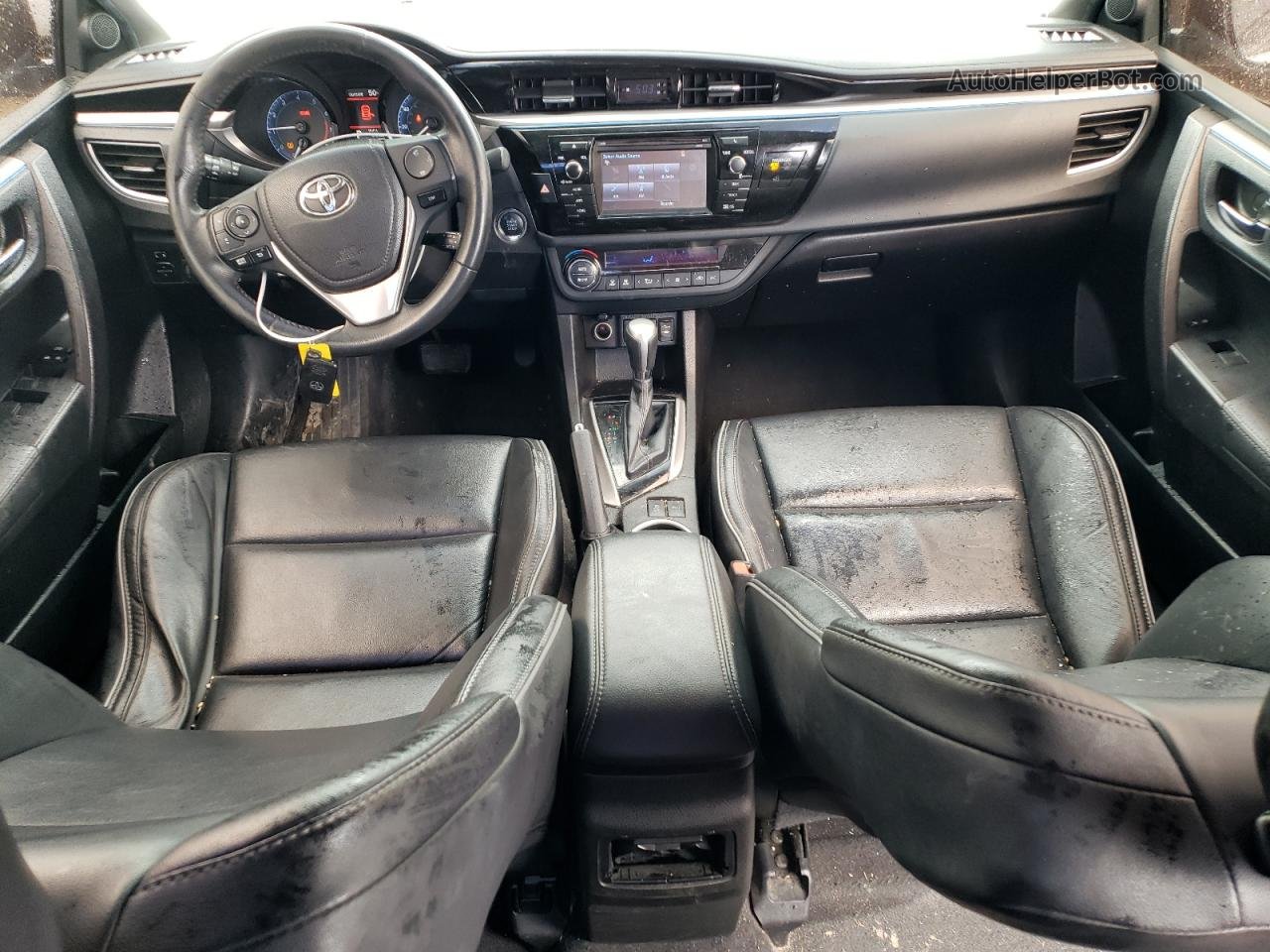 2015 Toyota Corolla L Silver vin: 5YFBURHEXFP276864