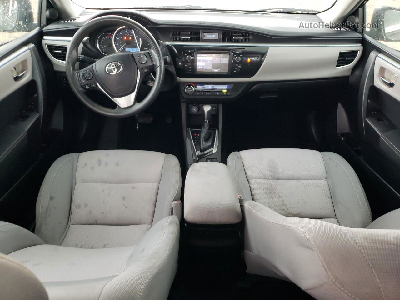 2015 Toyota Corolla L Черный vin: 5YFBURHEXFP297455