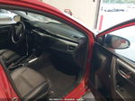 2015 Toyota Corolla S Plus Red vin: 5YFBURHEXFP331006