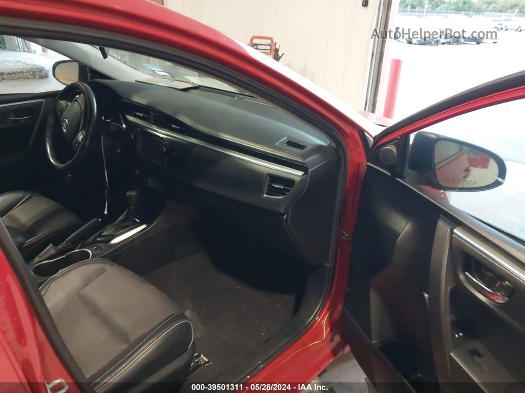 2015 Toyota Corolla S Plus Red vin: 5YFBURHEXFP331006