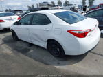 2016 Toyota Corolla L White vin: 5YFBURHEXGP392440