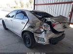 2016 Toyota Corolla Le Silver vin: 5YFBURHEXGP403260