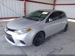 2016 Toyota Corolla Le Silver vin: 5YFBURHEXGP403260