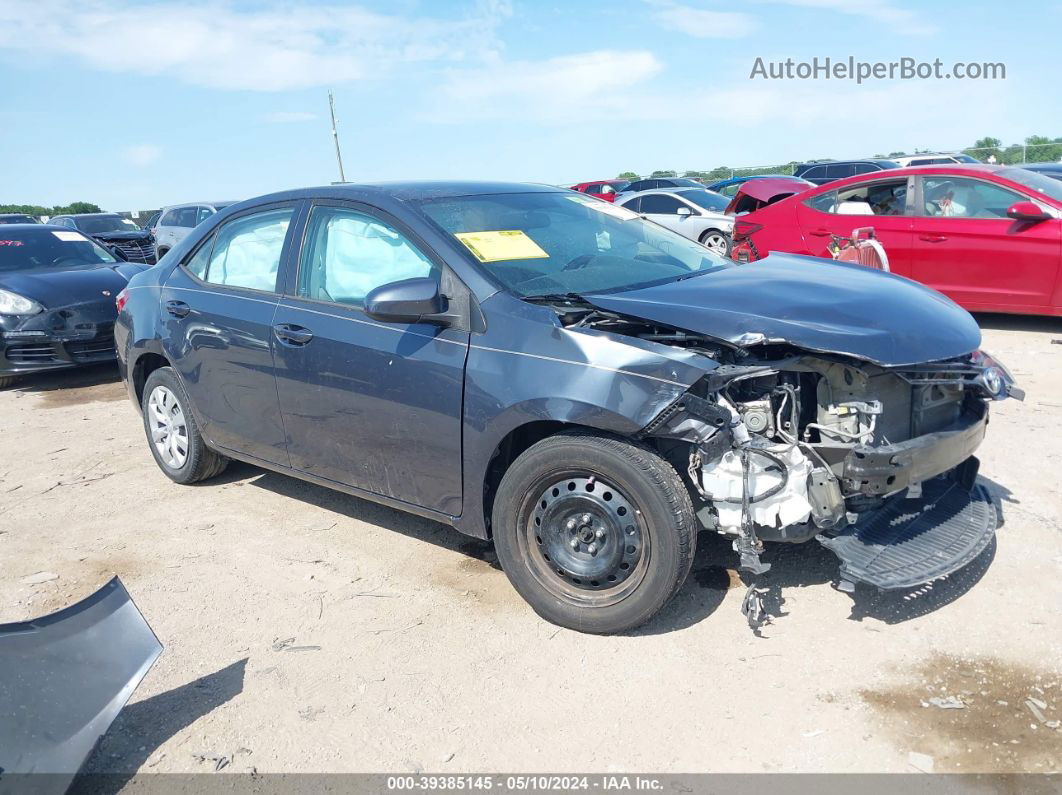 2016 Toyota Corolla Le Синий vin: 5YFBURHEXGP406689