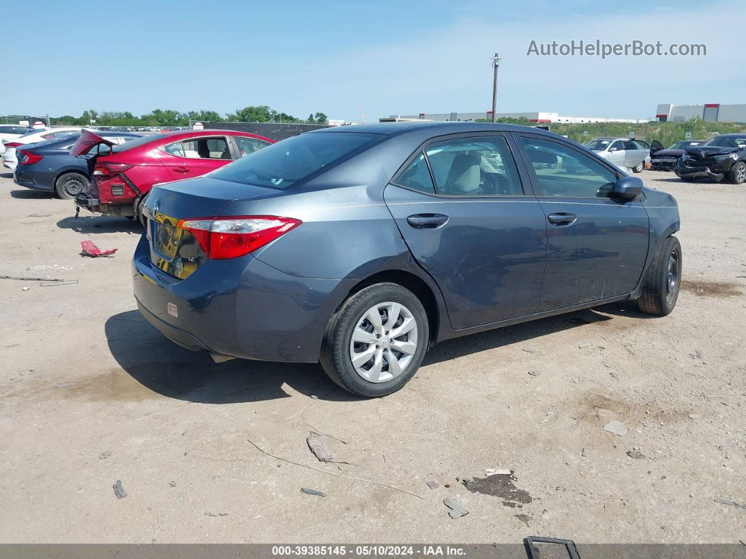 2016 Toyota Corolla Le Синий vin: 5YFBURHEXGP406689