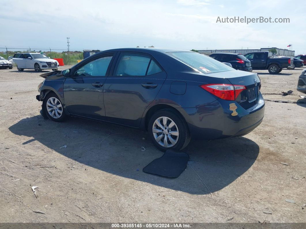 2016 Toyota Corolla Le Синий vin: 5YFBURHEXGP406689