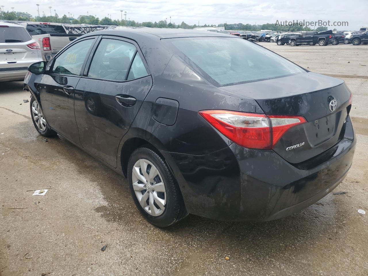 2016 Toyota Corolla L Black vin: 5YFBURHEXGP417904